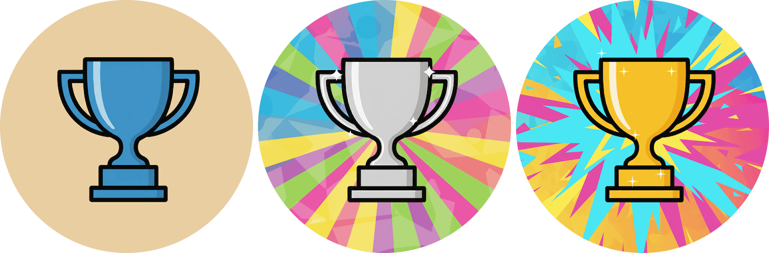 PlayCrossword Completion Badges