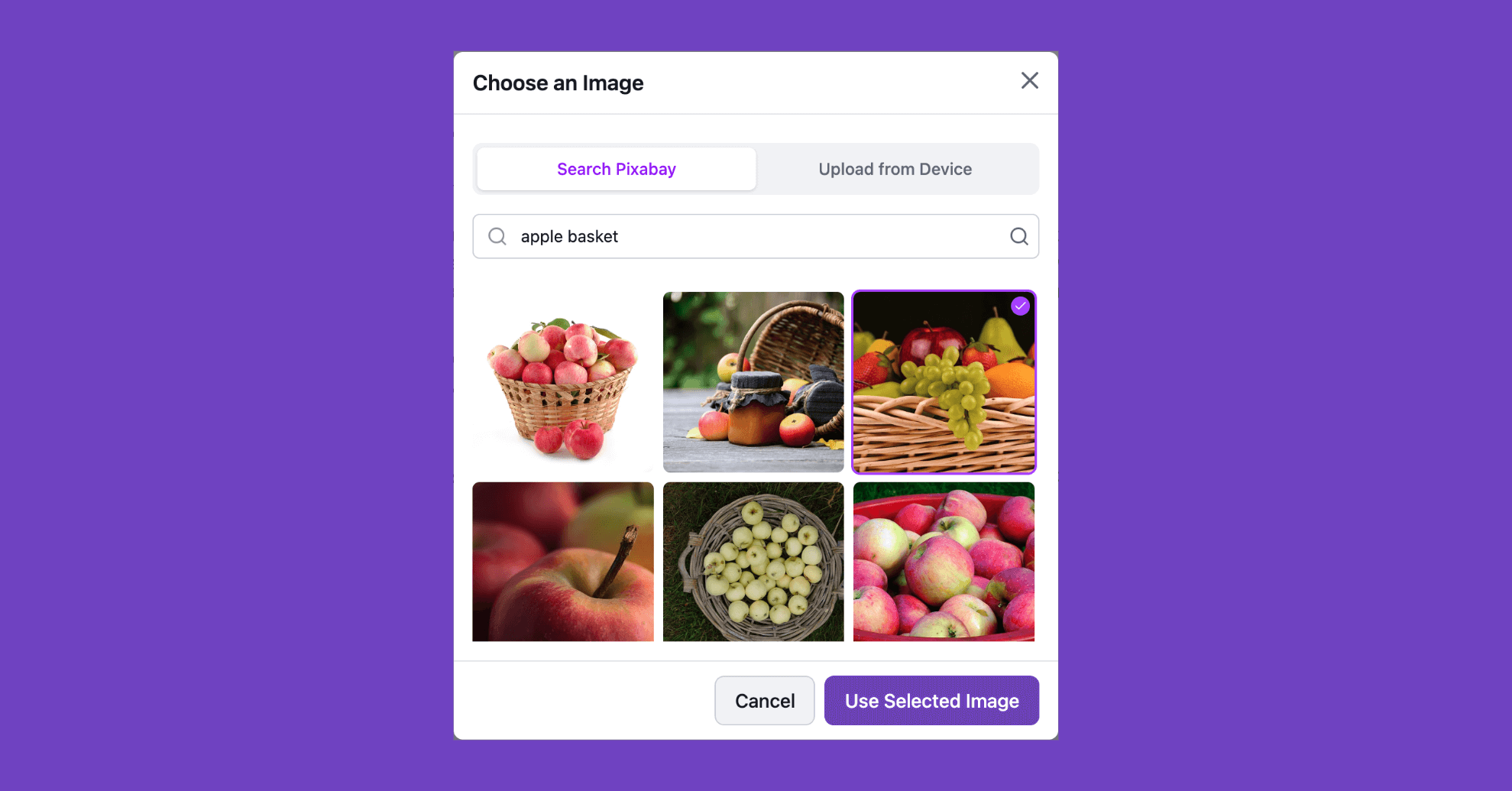 Pixabay Integration – Search and Add Images to Crosswords Instantly
